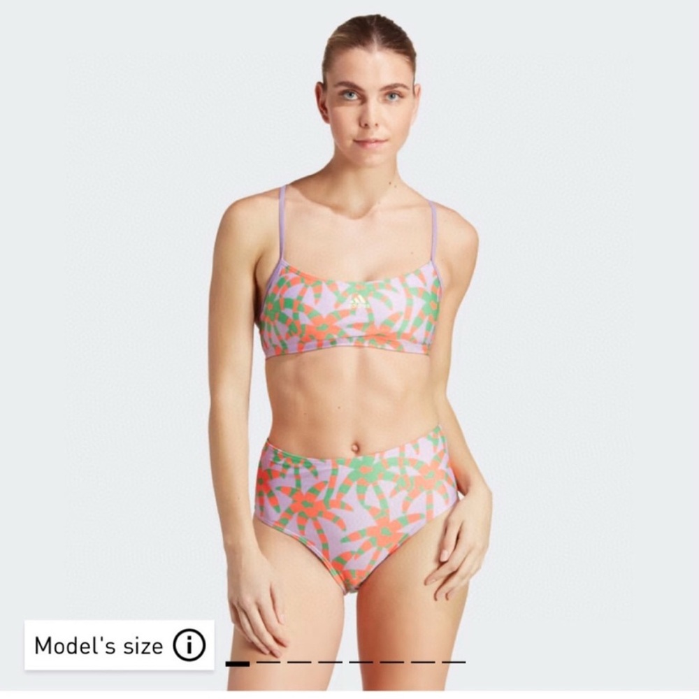 Adidas Farm Rio Patterned Bikini Set SMALL